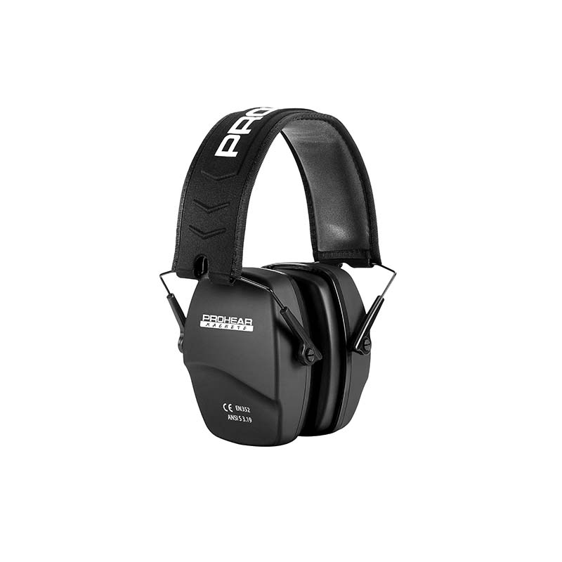 PROHEAR 016 Ear Protection Safety Earmuffs for Shooting - Black