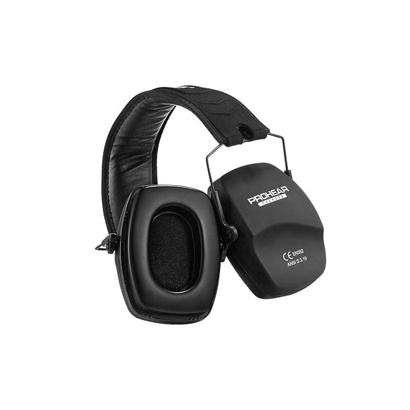 PROHEAR 016 Ear Protection Safety Earmuffs for Shooting - Black