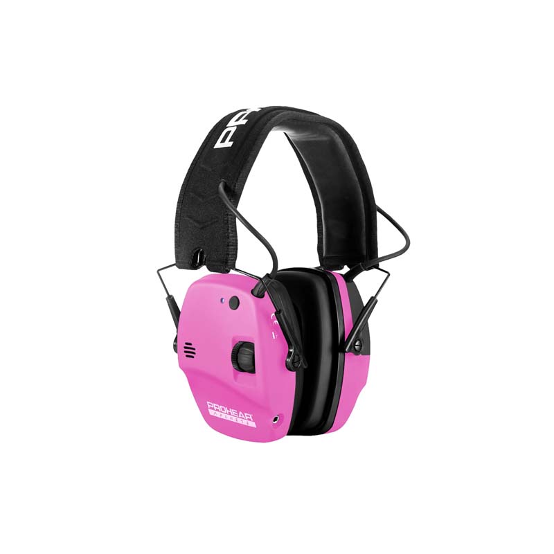 PROHEAR 030 Bluetooth 5.0 Electronic Shooting Ear Protection Earmuffs - Pink