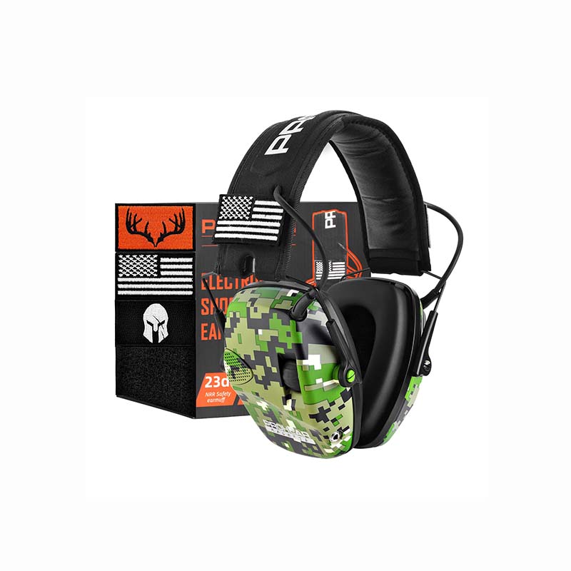 PROHEAR Electronic Ear Protection for Shooting with 4X Sound Amplification, Green