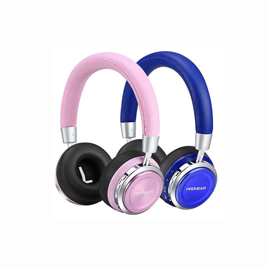 PROHEAR 010 Kids Bluetooth Active Cancelling Noise Earmuffs 2Pack - Blue and Pink