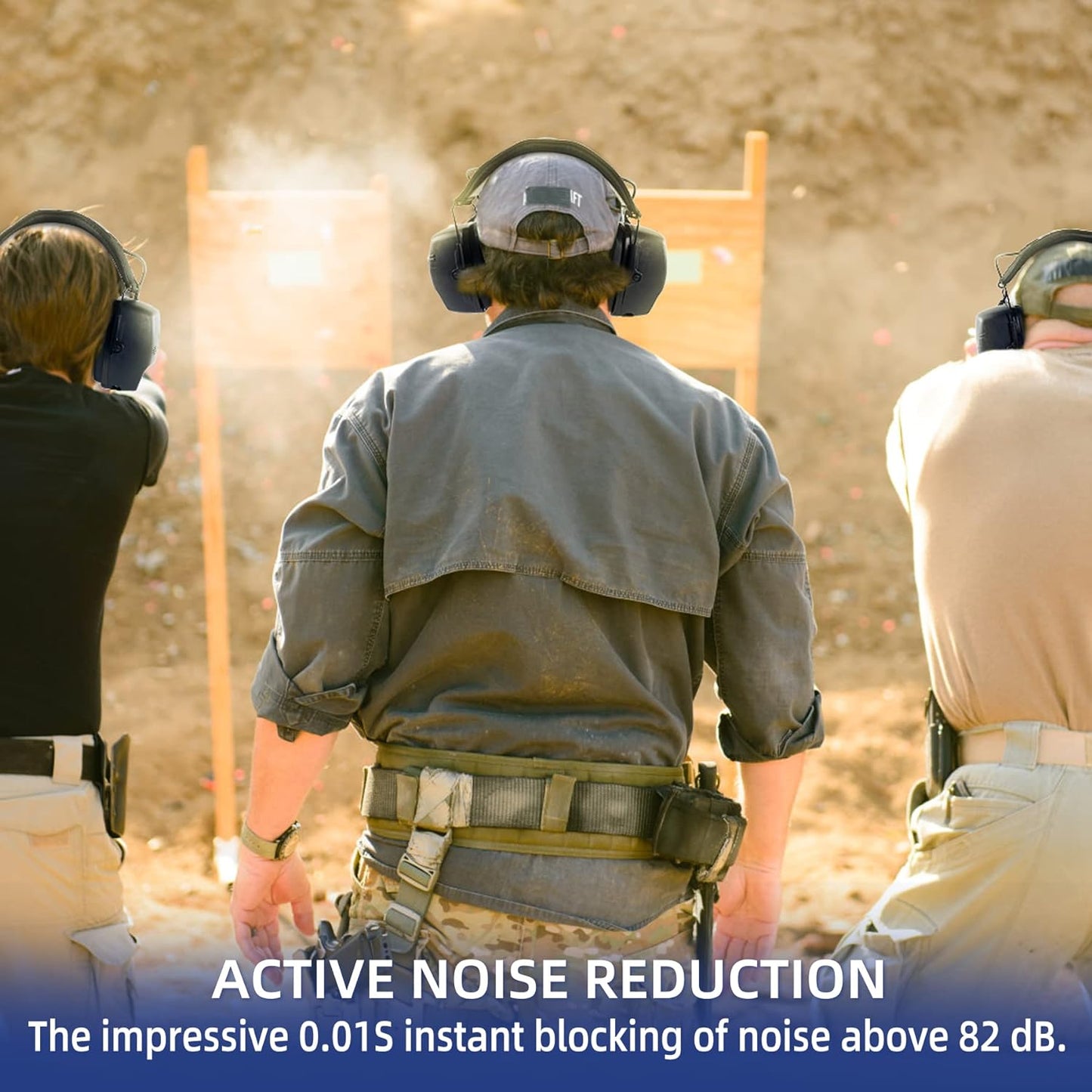 PROHEAR 056 Electronic Shooting Ear Protection Muffs, Sound Amplification Earmuffs for Hunting