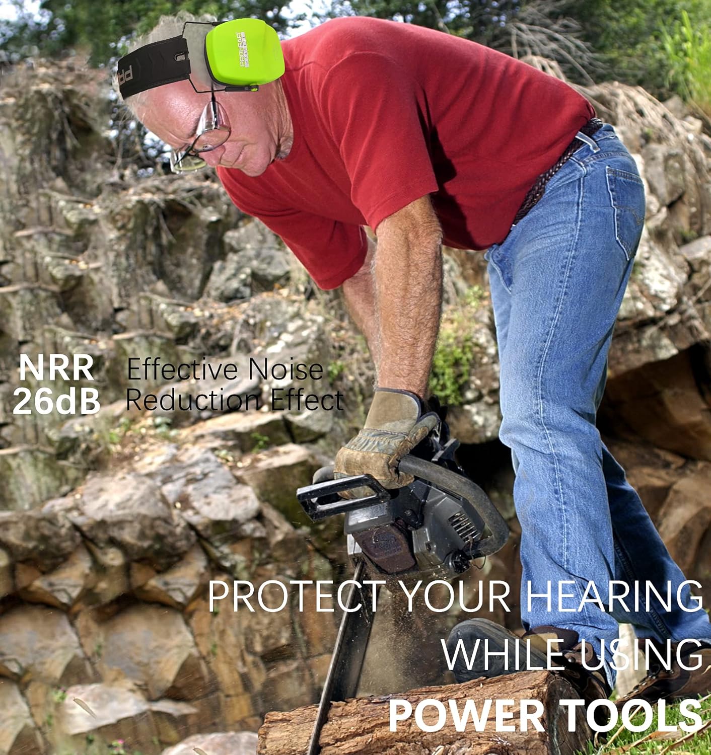 PROHEAR 016 Ear Protection Safety Earmuffs for Shooting - Green