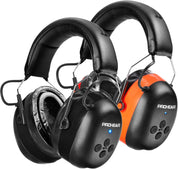 PROHEAR 037 Bluetooth 5.3 Hearing Protection Headphones with Rechargeable 1500mAh Battery, 30dB SNR Safety Noise Reduction Ear Muffs 120H Playtime for Mowing, Workshops, Snowblowing